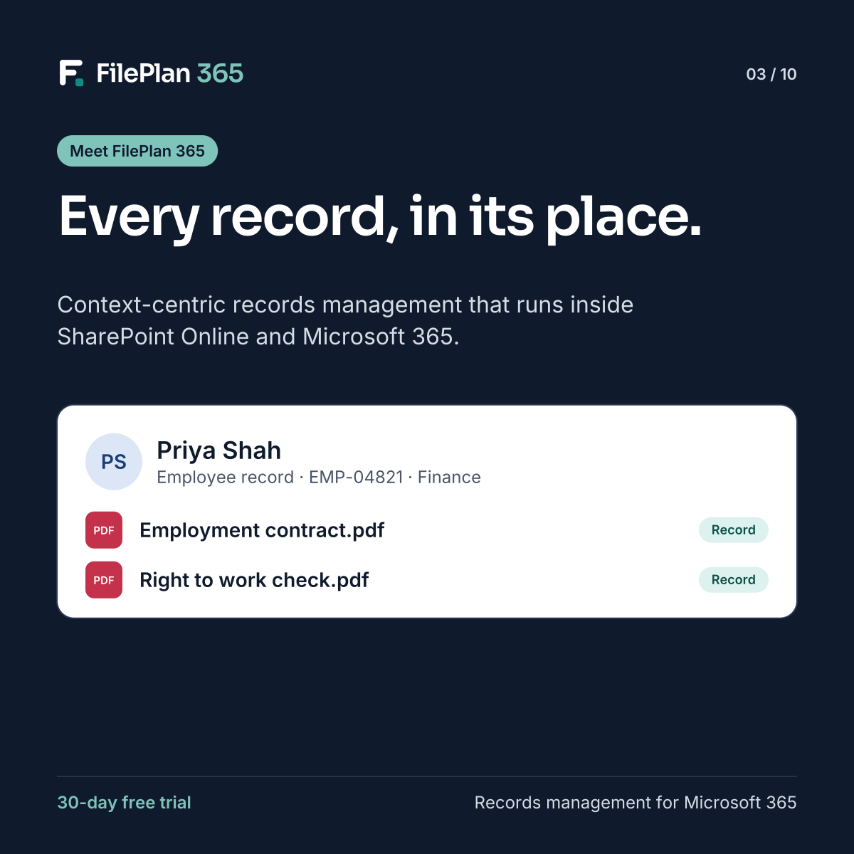 Introducing FilePlan 365